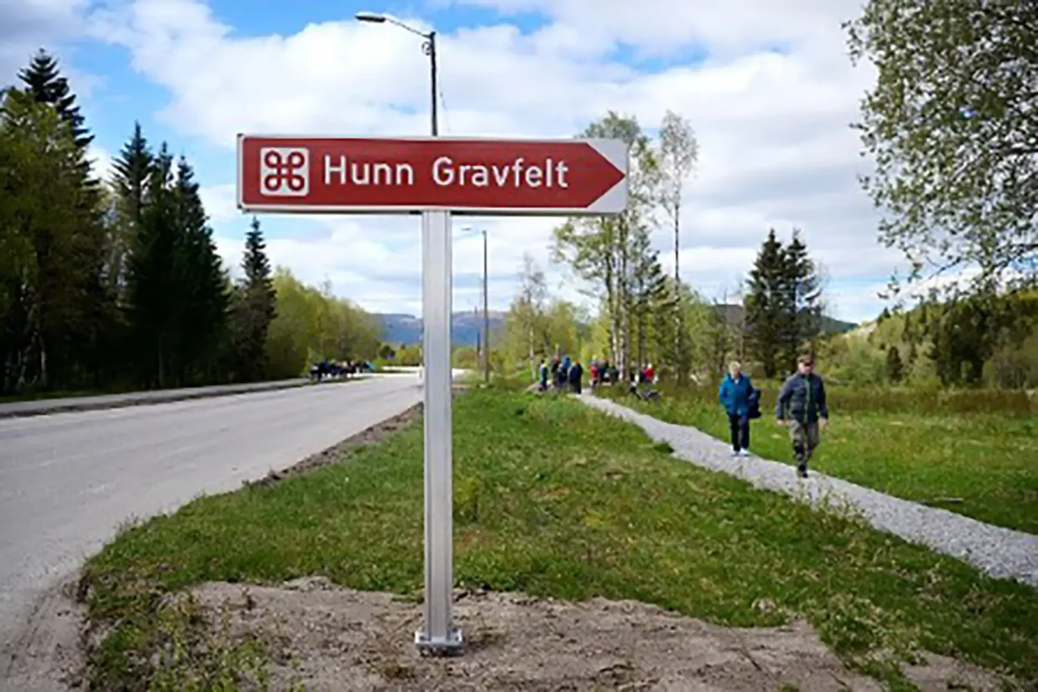 Nye skilt kom opp dagen før.