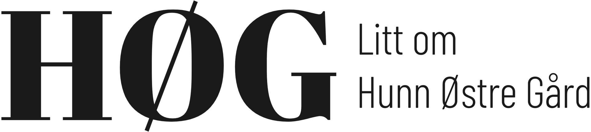 Logo | Hunn Østre Gård